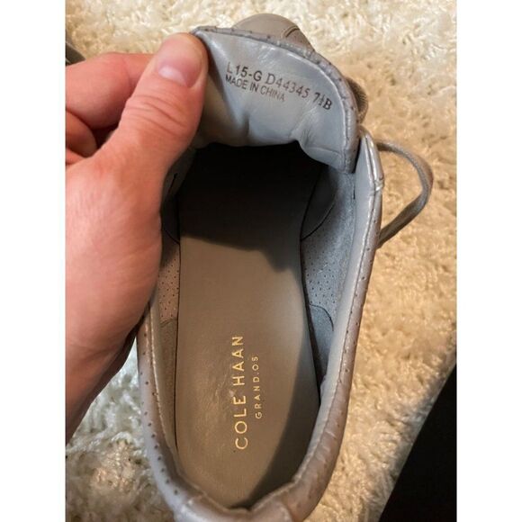 Cole Haan grand os Womens flat sneakers 7.5 gray - Picture 10 of 10